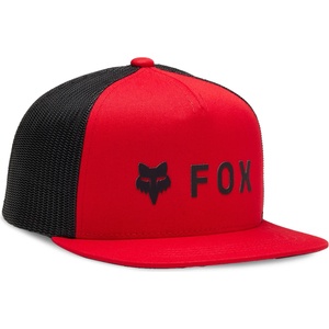 FOX Racing Детска шапка с козирка Fox racing Kid's Absolute Snapback Mesh Hat Cap - Flame Red - размер One Size (904-0672-0211)