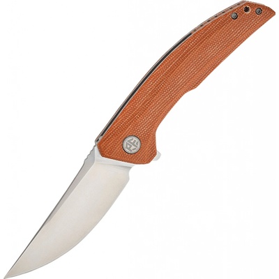 Petrified Fish PFP05 Deepsea Satin K110 Brown Micarta PFP05BRMS