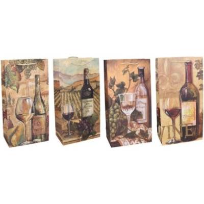 Darčeková taška na 2fľaše 18x9x35cm -