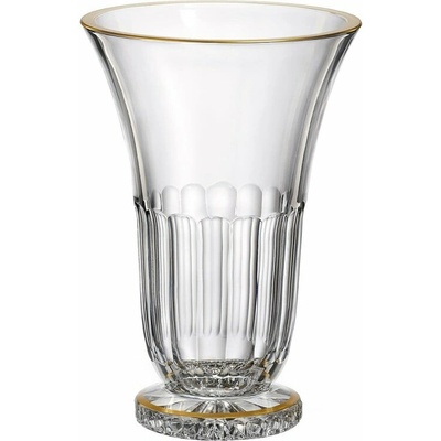 ARCADE EUROPE KRIŠTÁĽOVÁ VÁZA BOHEMIA ANITA GOLD 305MM