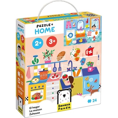 BANANA PANDA Детски пъзел Banana Panda от 24 части - Дом (49350)