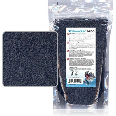 UnionStar písek Deco černý 300 g