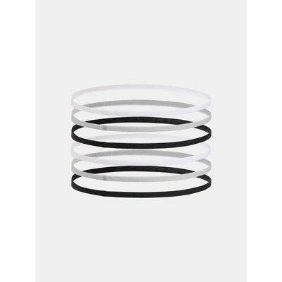 Under Armour Mini elastic 6PK Dámské čelenky šedá