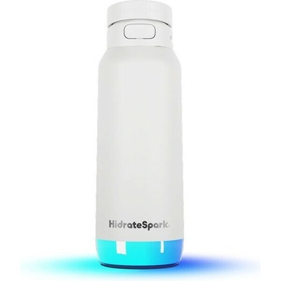 HidrateSpark PRO 2 chytrá lahev s brčkem 950 ml bílá