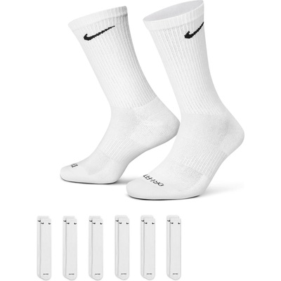 Nike Чорапи Nike Everyday Plus Cushioned Training Crew Socks (6 Pairs) Бял Velikost 38-42