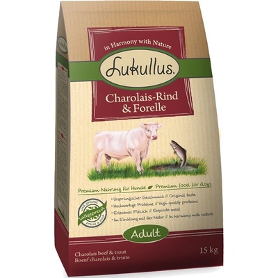 Lukullus charolaiské hovädzie & pstruh 2 x 10 kg