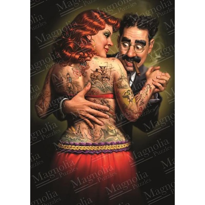 Magnolia - Puzzle Lydia the Tattooed Lady - 1 000 piese