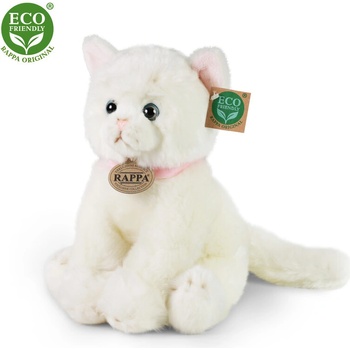 Eco-Friendly mačka biela sediaca 25 cm