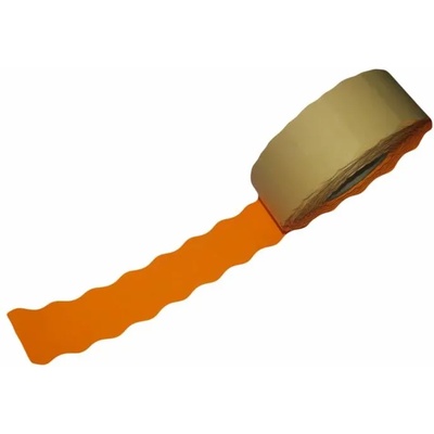 ZINTA Етикети за маркиращи клещи 26x16 mm, Printex, Klik, Blitz, заоблени, оранжеви (ET-26/16X1000-W-ORA)