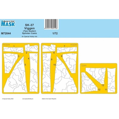 Special Hobby 1:72 M72044 SK-37 Viggen Two Seater Splinter Camo
