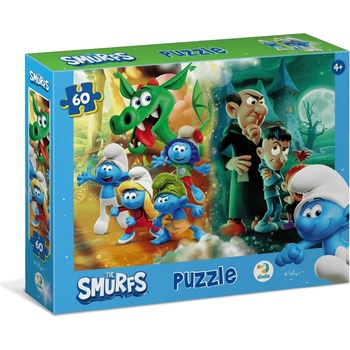 dodo Пъзел DoDo от 60 части - Смърфовете и Драконът (200664)