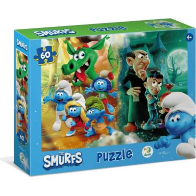 dodo Пъзел DoDo от 60 части - Смърфовете и Драконът (200664)
