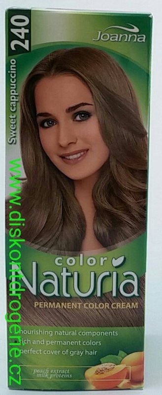 Joanna Naturia Haarfarbe Cappucino – Mit Aloe Vera & Mandelöl, Lang Anhaltende Farbe