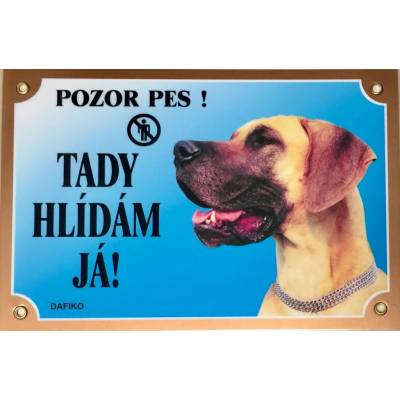 Dafiko Tabulka Doga německá černá