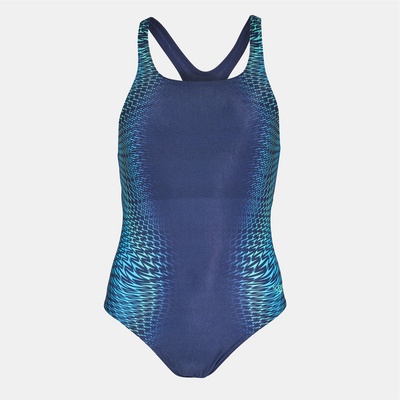 Speedo Бански костюм Speedo Women's Laneback One-Piece Swimsuit - Lagoon Blue