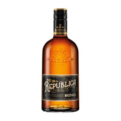 Božkov Republica Exclusive 38% 0,7 l (čistá fľaša)