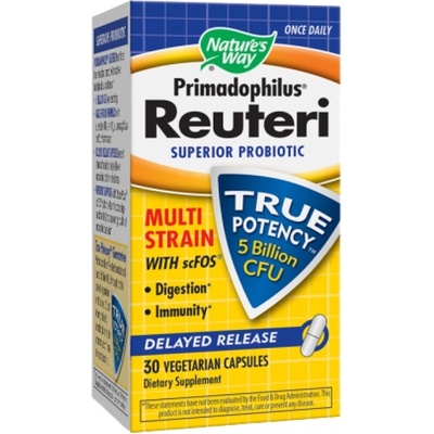 Nature's Way Primadophilus Reuteri | 5 Billion Active Cells With FOS [30 капсули]