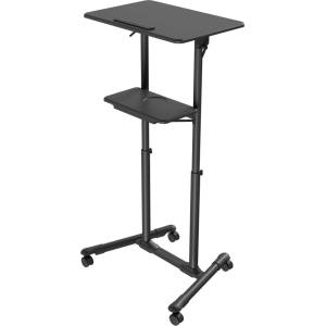 Gembird TVS-DESK-01-BK Стол за работа в изправено положение, черен (TVS-DESK-01-BK)
