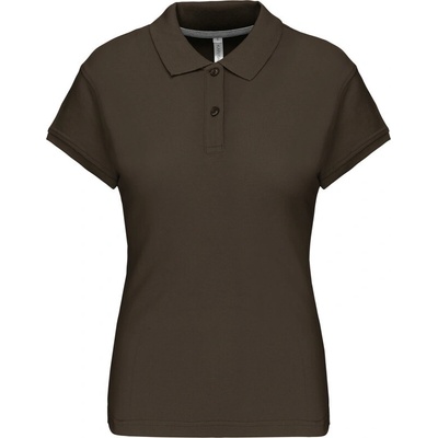 Kariban Polokošile Kariban K242 krátký rukáv dámská COT-20K24207201 Khaki tmavá