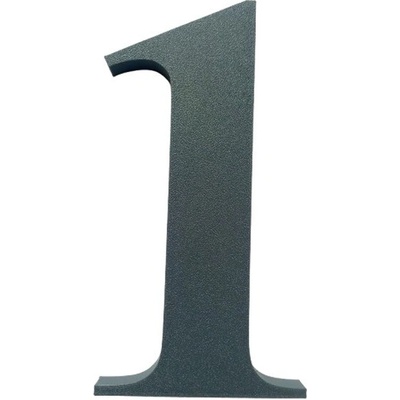 Domovní číslo popisné 1 na zateplenou fasádu barva antracit, výška 170 mm