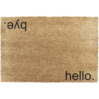 Artsy Mats Изтривалка от кокосови влакна 40x60 cm Hello, Bye - Artsy Doormats (TYPO-HELLOBYE)