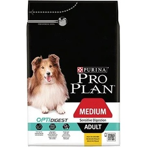  PURINA NESTLE Purina Medium Adult Sensitive Digestion OPTIDIGEST Храна за кучета, суха, за възрастни, с чувствителен стомах, с агнешко, 14 kg