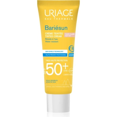 Uriage Bariésun Bariésun-Repair Balm защитен тониращ крем за лице SPF 50+ цвят Fair tint 50ml