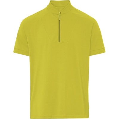 Vaude Мъжка фланелка с къс ръкав за колоездене Vaude Adlux Half Zip Shirt Cycling jersey - Light Leaf (056-3952-0313)