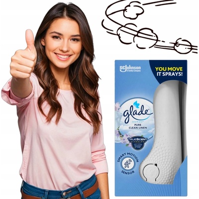 GLADE JOHNSON AUTOMATICKÝ OSVĚŽOVAČ VZDUCHU DIFUZÉR CLEAN LINEN 18 ml