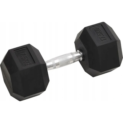 VidaXL Činky litinové pevné 1 x 17,5 kg