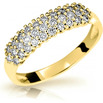 Cutie Jewellery prsten ze žlutého zlata se zirkony Z6882 1973 10 X