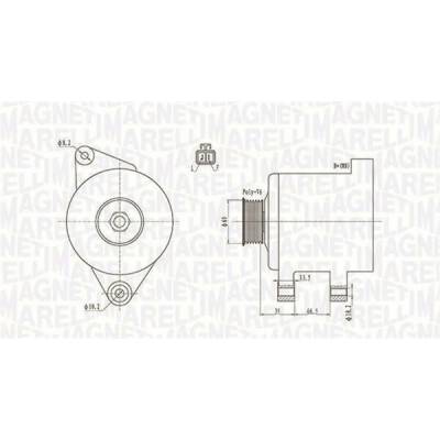 generátor MAGNETI MARELLI 063732017010