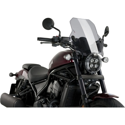 Plexi štít Puig Bat Honda CMX 1100 REBEL 21- tmavě kouřové