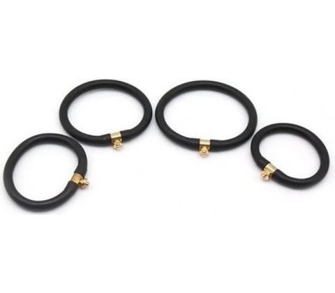 Slave4master Adjustable E-Stim Cock Ring Set