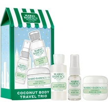 Mario Badescu Coconut Body Travel Trio Mario Badescu Coconut Body Soap hydratační sprchový gel s kokosem 59 ml + Mario Badescu Coconut Body Butter hluboce hydratační tělové máslo s kokosem 56 g + Mari