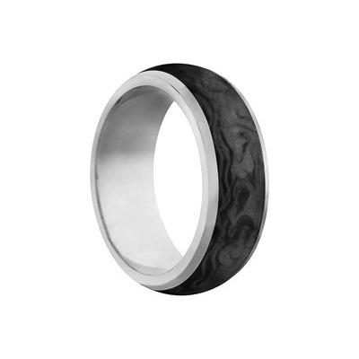 Swepol Pánský karbonový prsten s titanem TC10