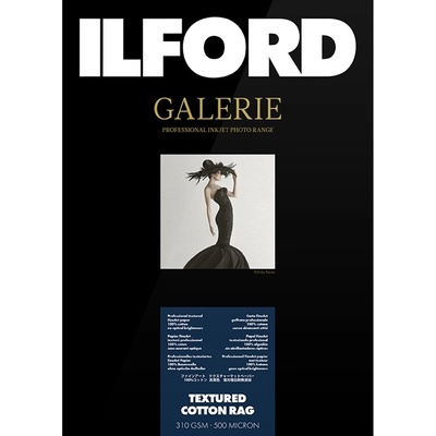 Ilford Textured Cotton Rag for FineArt Album - 210mm x 245mm - 25 Чаршафи (GA6963245210)