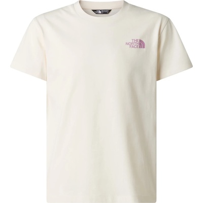 The North Face Детска тениска The North Face Kid's Teen Voyage Relaxed Short Sleeve Tee T-shirt - White Dune (704-5985-0212)