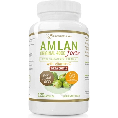 Progress Labs Amlan Forte indický egreš 4000 mg 120 kapsúl