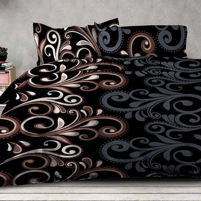 Xpose bavlna obliečky renforcé NADIA čierne 140x220 70x90