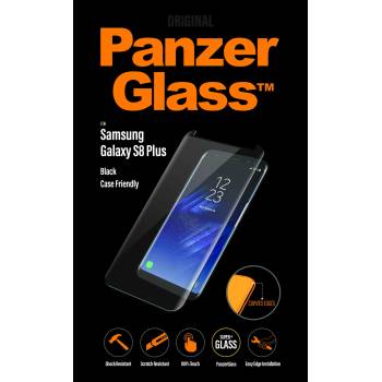 Panzer Стъклен протектор PanzerGlass за Samsung Galaxy S8 Plus CaseFriendly - Черно