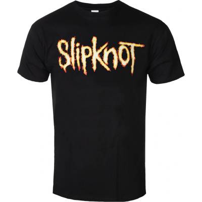 NNM мъжка тениска Slipknot - Tour 2024 Glowing Faces - Черна - 51157300