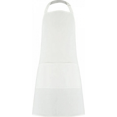 Bargear Unisexová dlouhá barmanská zástěra Bílá K518