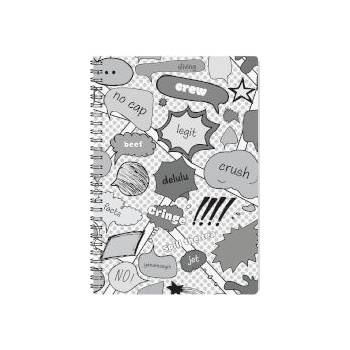 Sentio Тетрадка със спирала 17х25 см, 80 листа Comic