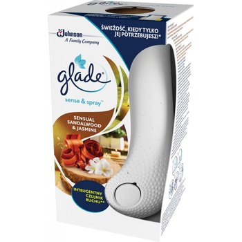 Glade by Brise Automatický osviežovač vzduchu + náplň Sense & Spray Santalové drevo a jazmín 18 ml