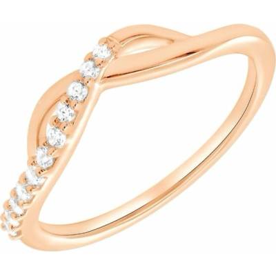Eppi prsten zo striebra s lab grown diamantmi Joel R49271