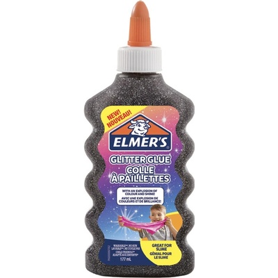 Elmer's Třpytivé lepidlo 177ml černé