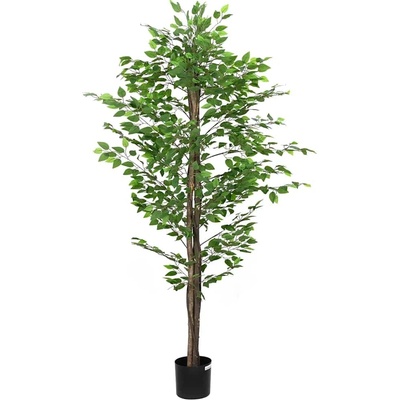 vidaXL Umělý fíkus 1260 listů 200 cm zelený