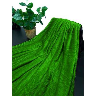 Top textil Mikroflanel deka zelená 150x200