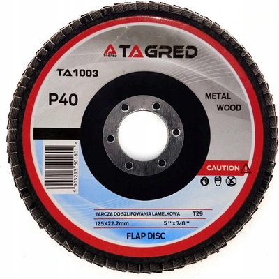 Tagred Lamelový brusný kotouč 125 mm 40 TA1003 – Zboží Dáma
